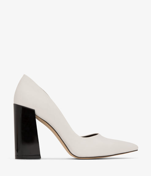 variant:: white -- Stessy vegan high heels white