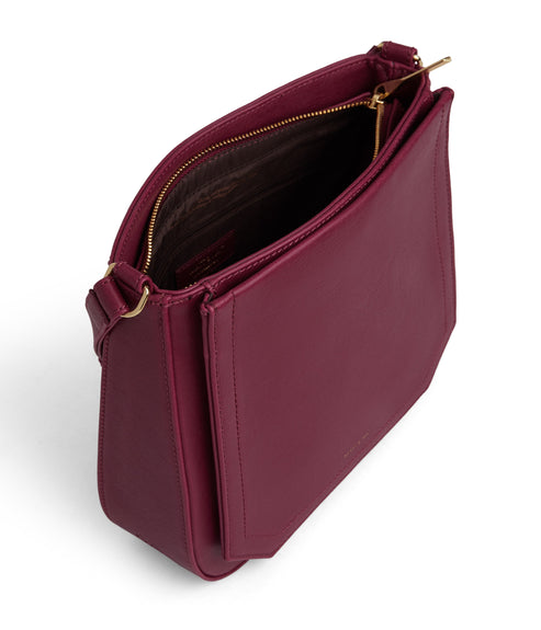 MARASM Small Vegan Crossbody Bag - Vintage | Color: Red - variant::garnet