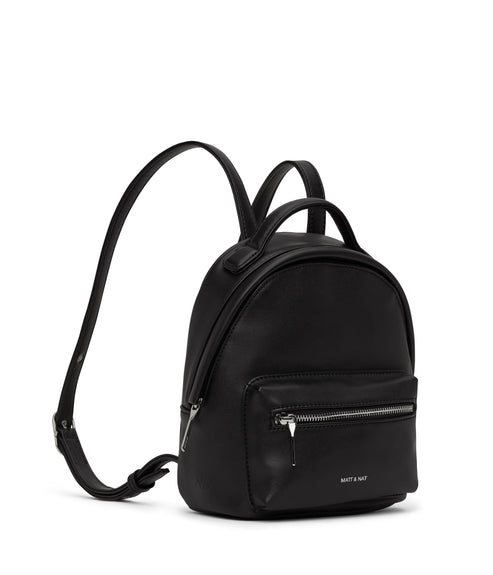 BALIMINI Vegan Mini Backpack - Loom | Color: Black - variant::black