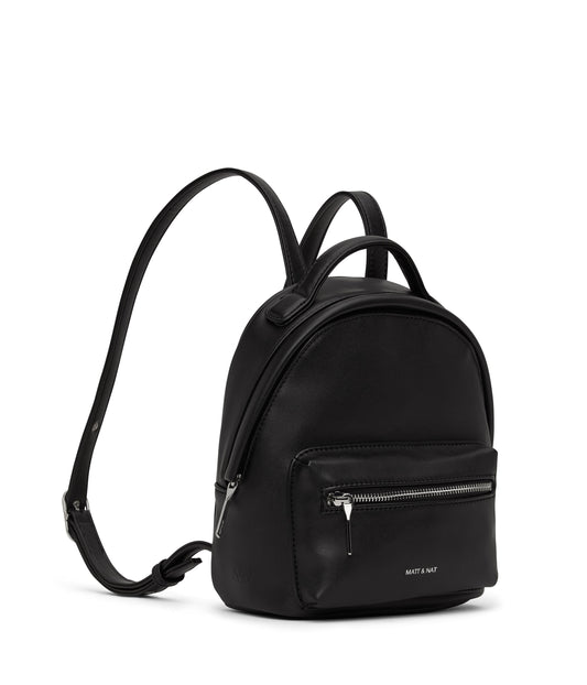 BALIMINI Vegan Mini Backpack - Loom | Color: Black - variant::black