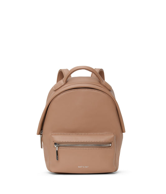 BALIMINI Vegan Mini Backpack - Loom | Color: Tan - variant::cafe