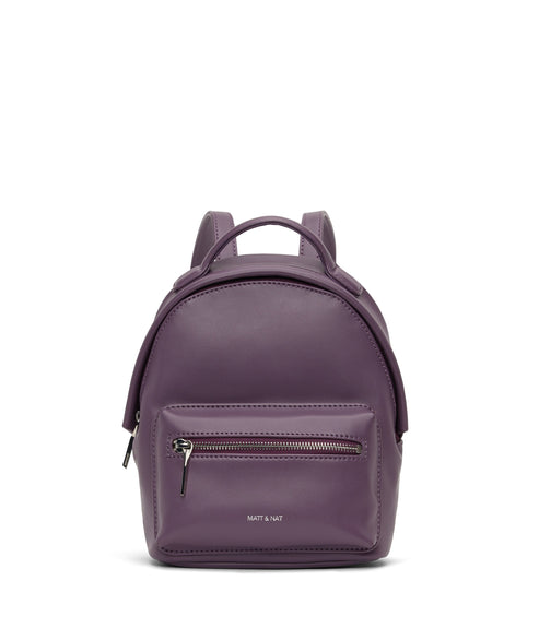 BALIMINI Vegan Mini Backpack - Loom | Color: Purple - variant::mulberry