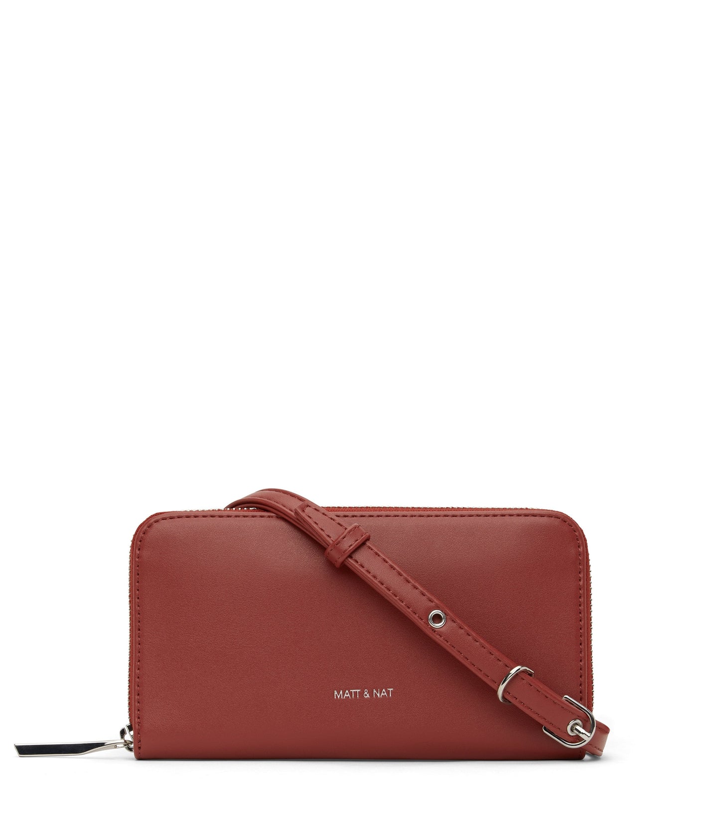 INVER Vegan Crossbody Wallet - Loom | Color: Red - variant::gala