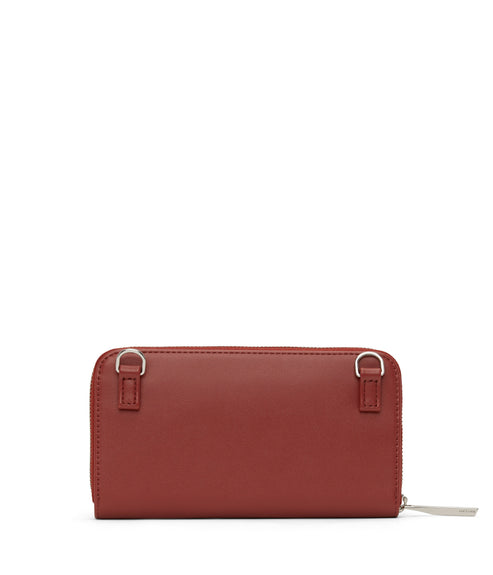 INVER Vegan Crossbody Wallet - Loom | Color: Red - variant::gala