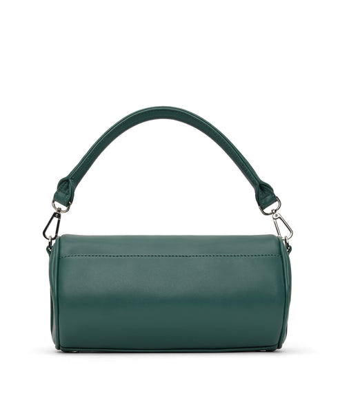 SEOUL Vegan Barrel Satchel - Loom | Color: Blue - variant::kombucha