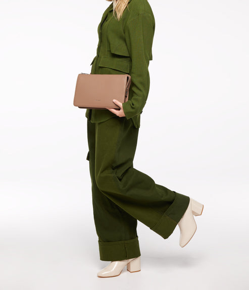 TORI Vegan Crossbody Bag - Loom | Color: Black - variant::blacks