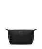 ABBI MINI Vegan Cosmetic Bag - loom | Color: Black - variant::blacks