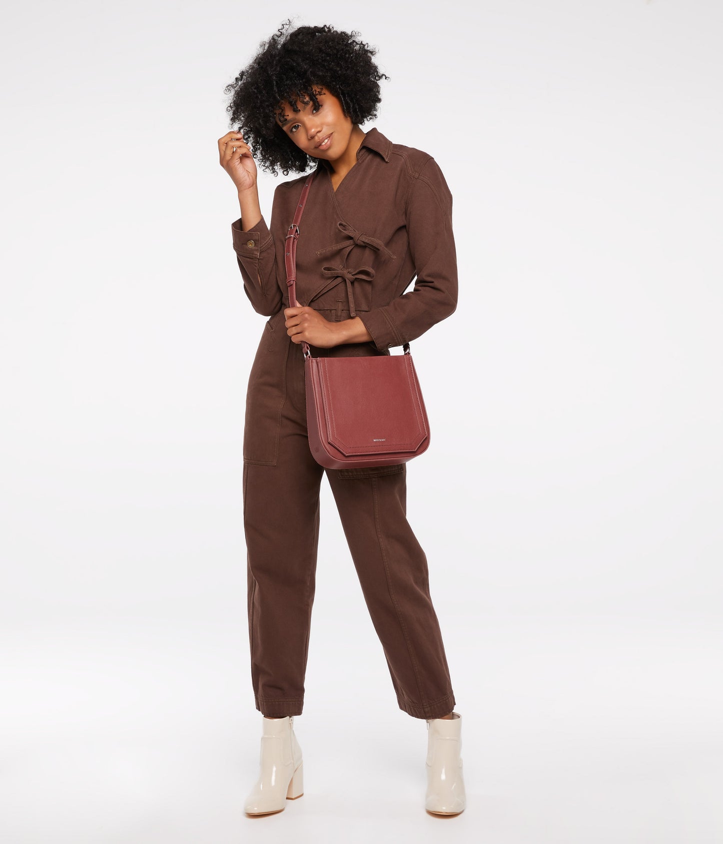 MARASM Small Vegan Crossbody Bag - Vintage | Color: Green - variant::sage