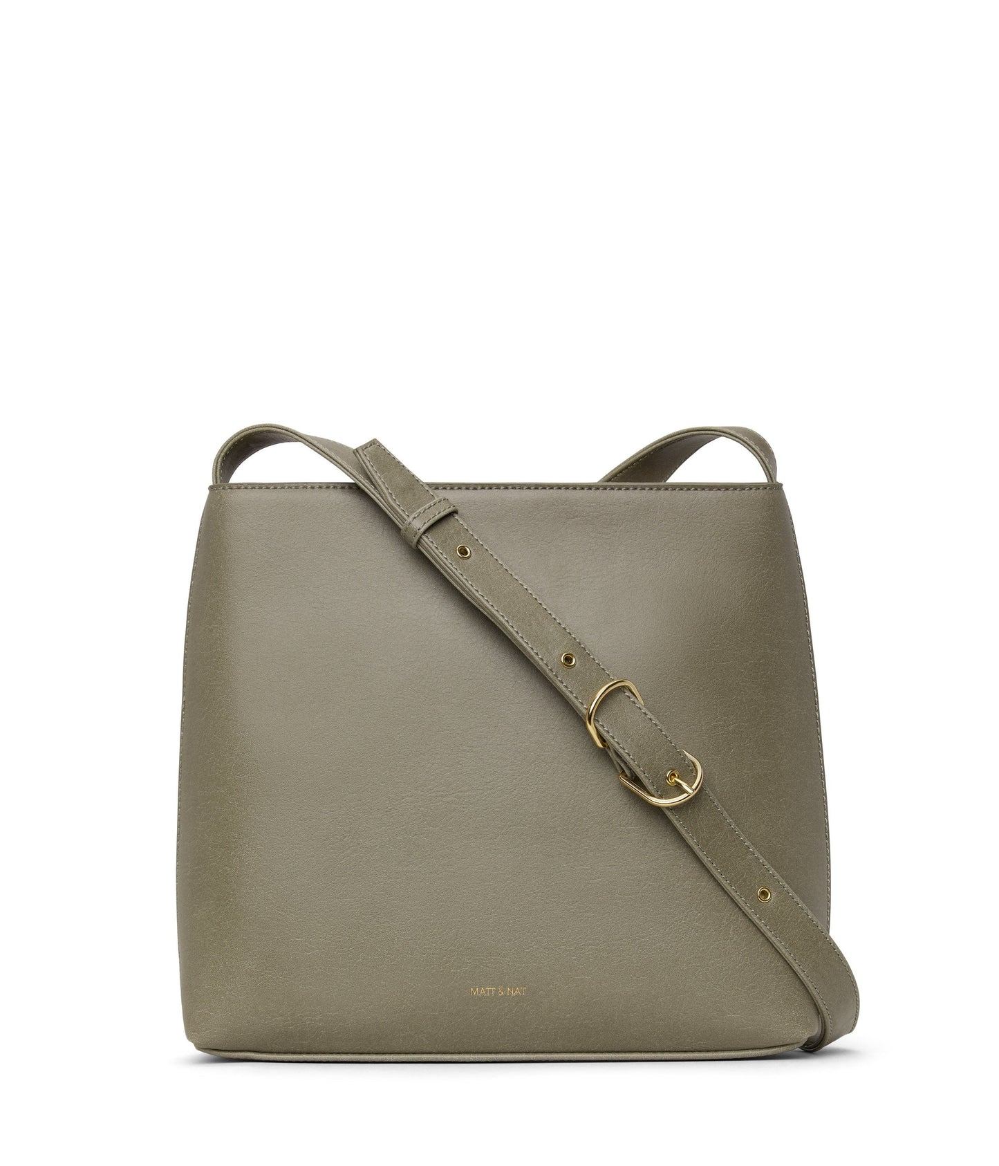 MINTYSM Small Vegan Messenger Bag - Vintage | Color: Green - variant::sage