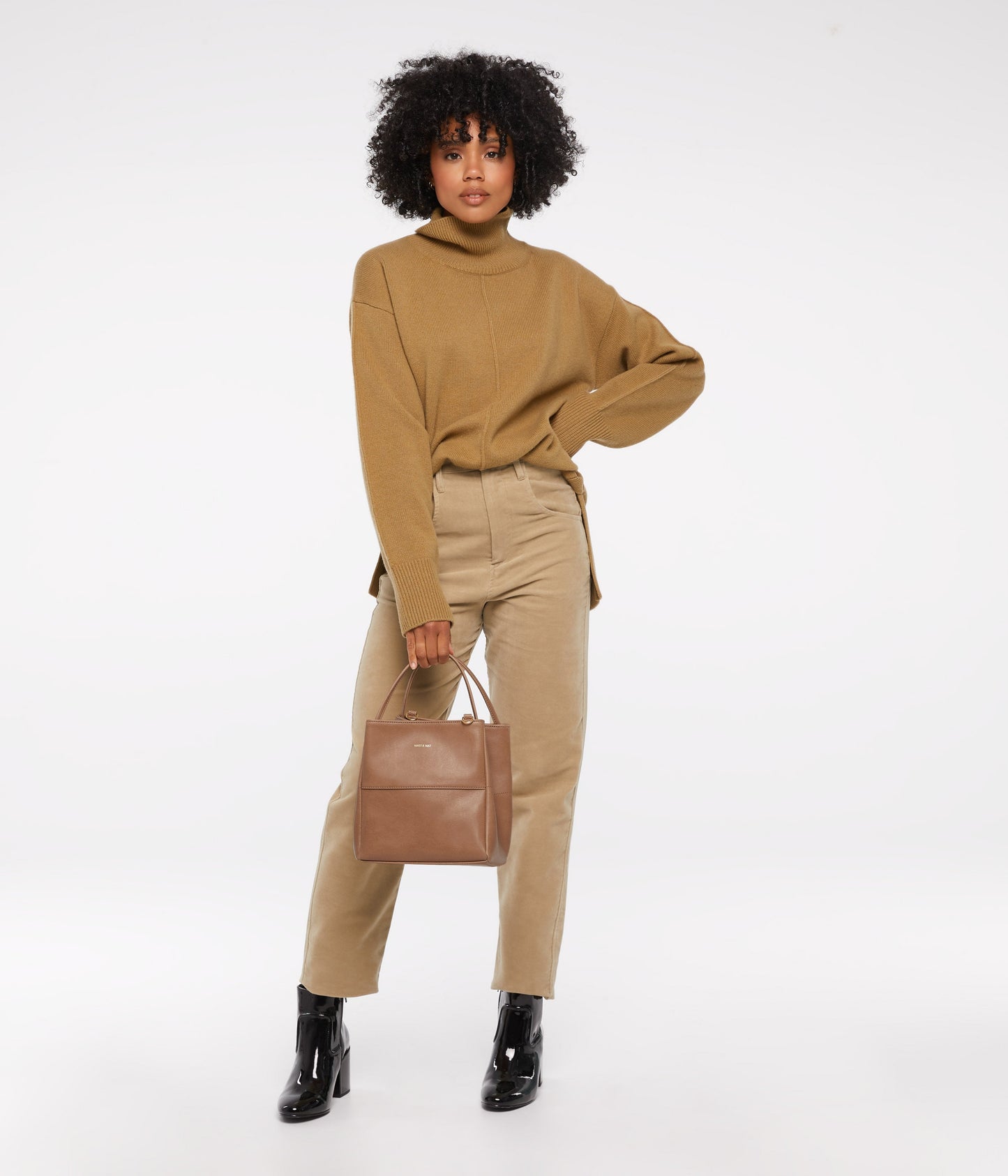 WILLASM Small Vegan Tote Bag - Vintage | Color: Tan - variant::soy