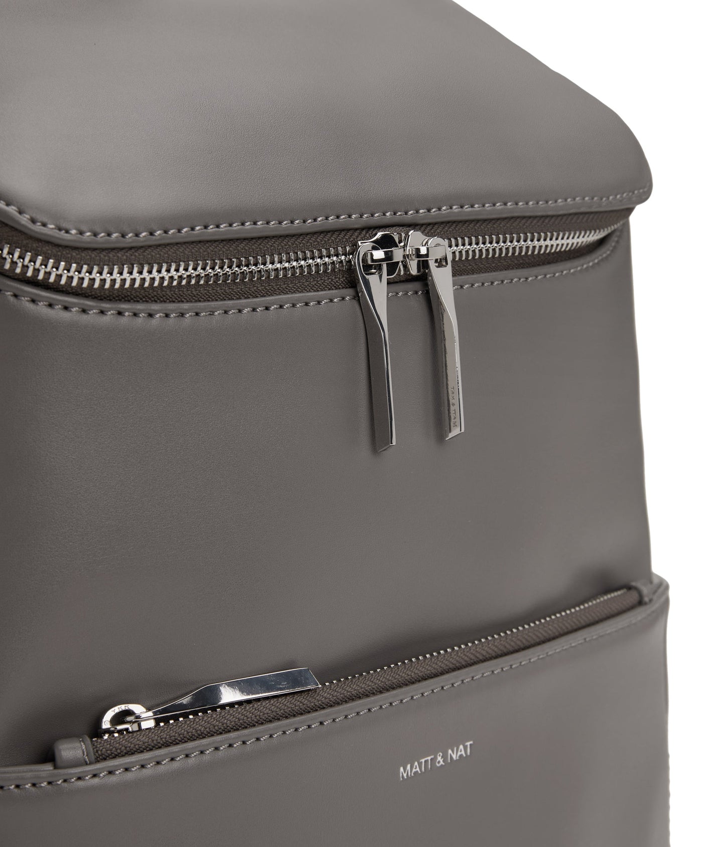 BRAVE MICRO Vegan Crossbody Bag - Loom | Color: Grey - variant::essence