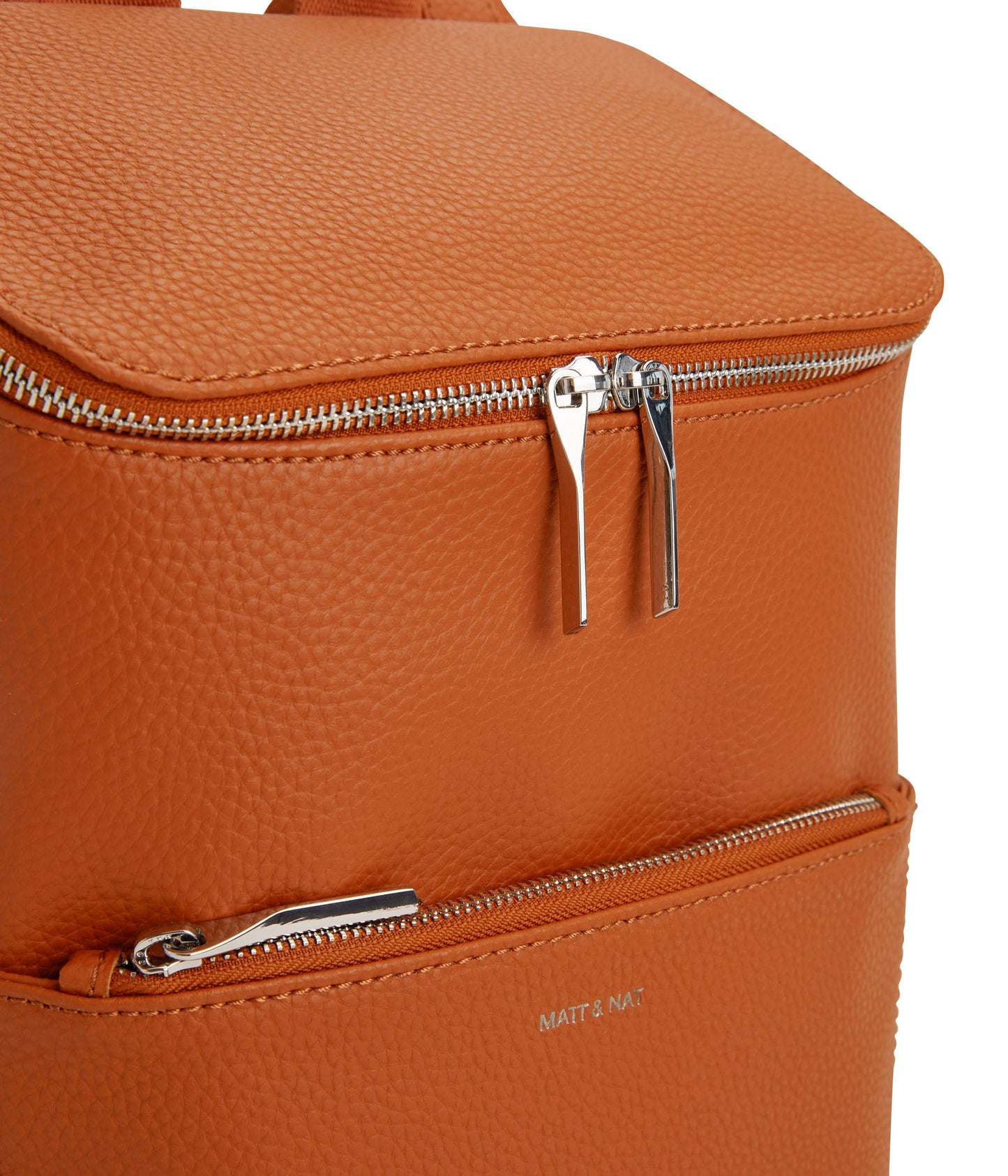 BRAVE MICRO Vegan Crossbody Bag - Purity | Color: Orange - variant::prairie