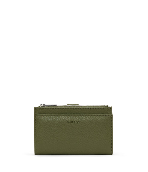 MOTIVSM Small Vegan Wallet - Purity | Color: Green - variant::meadow