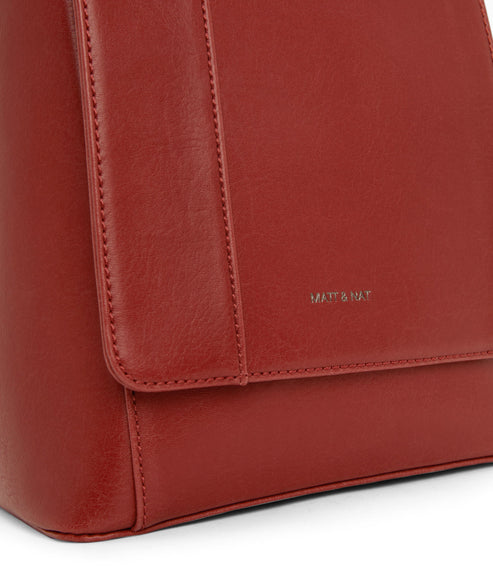 DEELY MED Vegan Small Backpack - Vintage | Color: Red - variant::barn