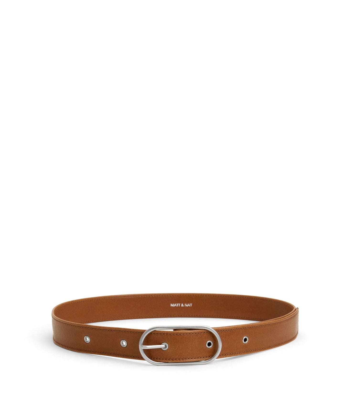 NEIL Women's Vegan Leather Belt | Color: Brown - variant::chili