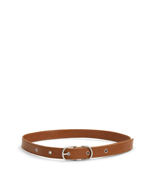 PARO Women's Vegan D-Ring Belt | Color: Brown - variant::chili