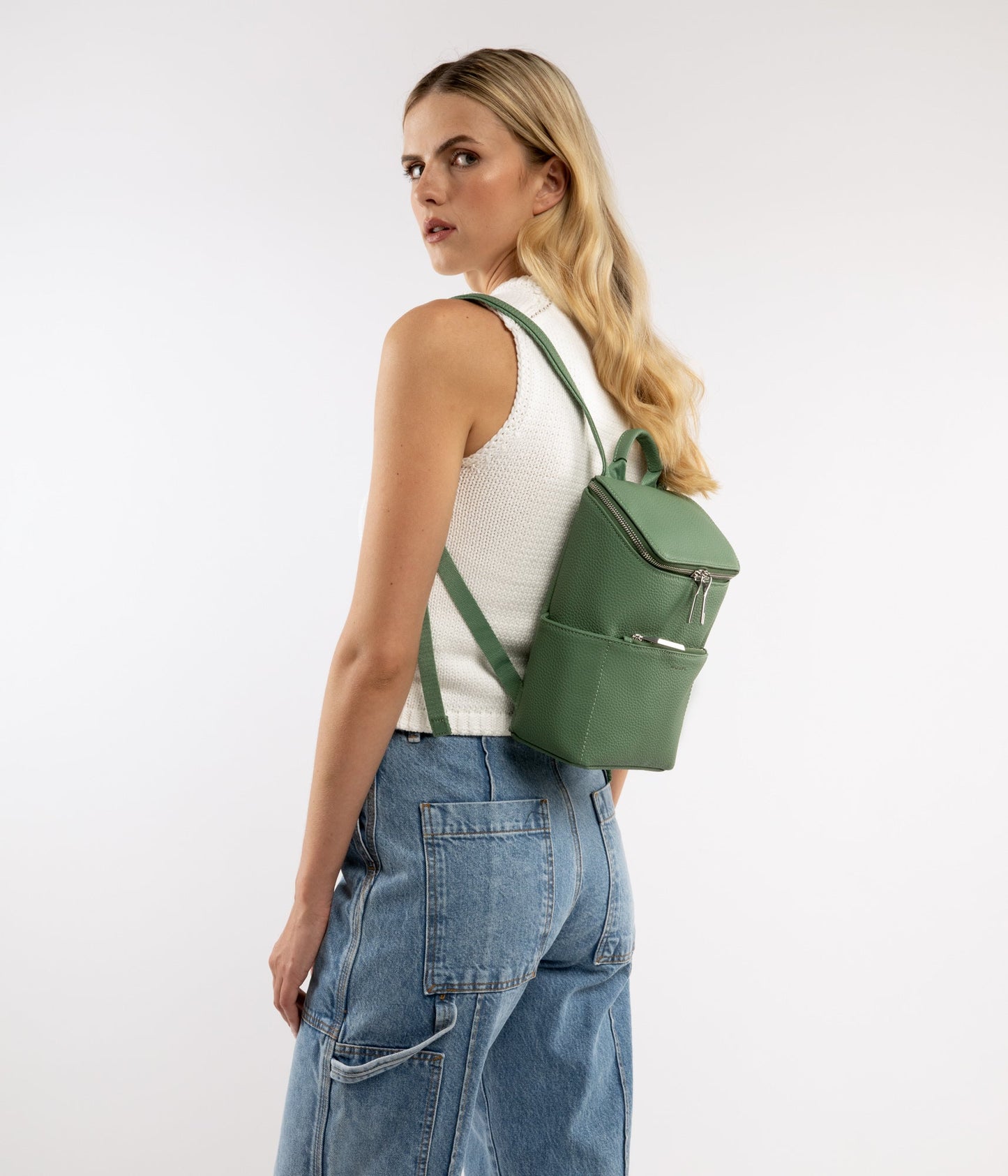BRAVESM Small Vegan Backpack - Purity | Color: Yellow - variant::daffodil