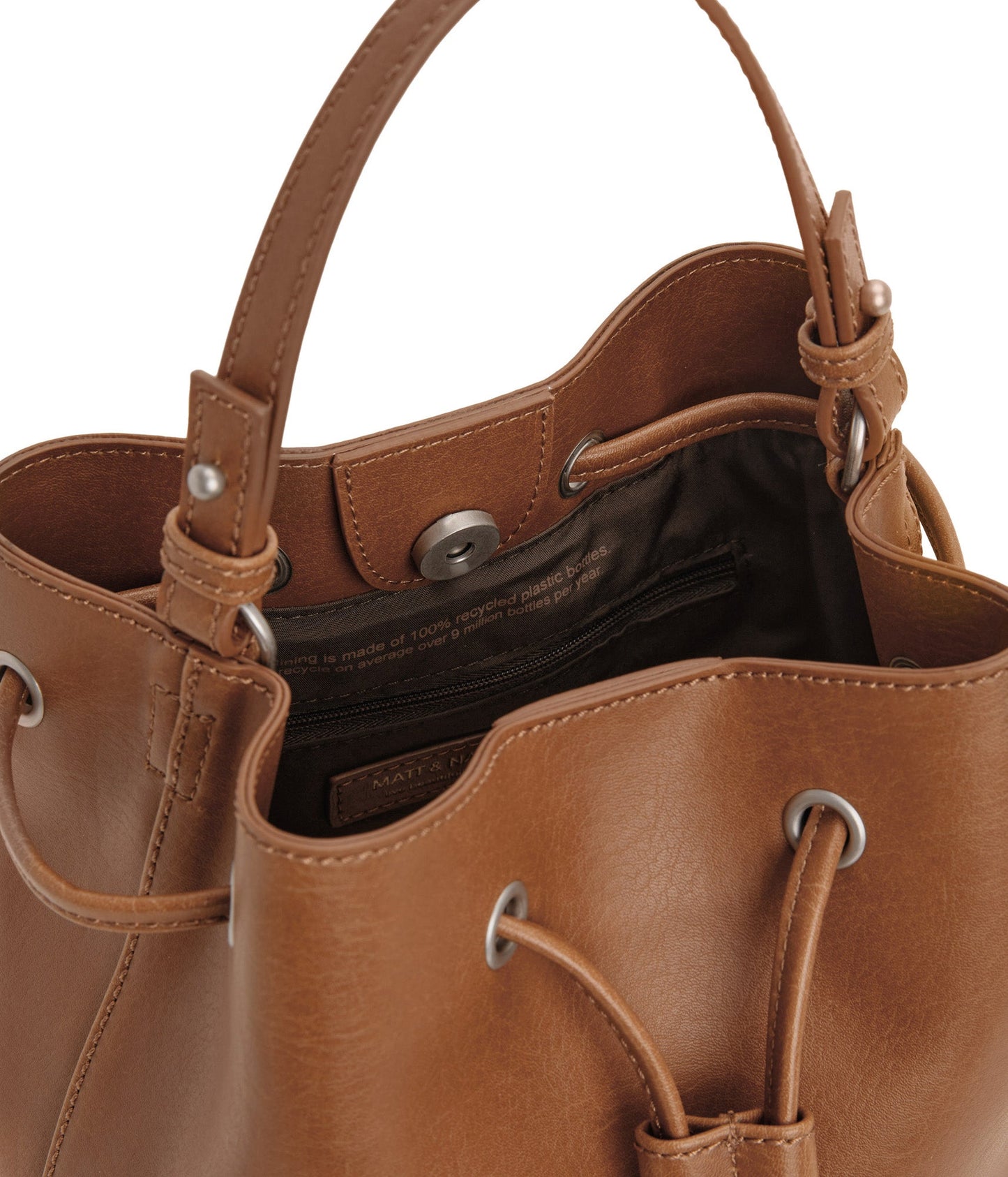 DUPONT Vegan Bucket Bag - Vintage | Color: Brown - variant::chili