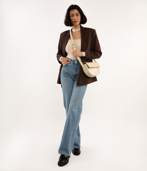 RITH Vegan Saddle Bag - Vintage | Color: Blue - variant::bluejay