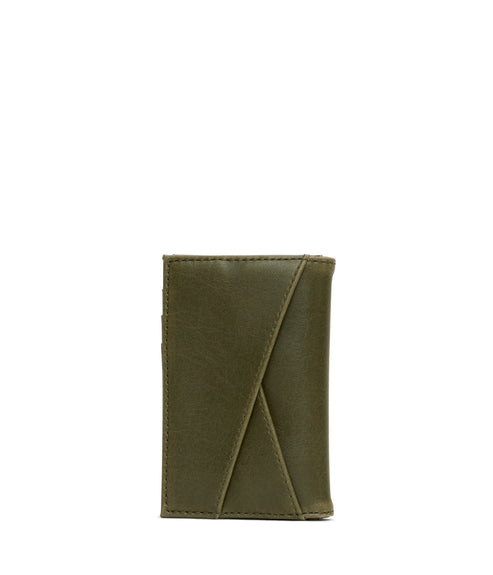 YORK Vegan Card Holder - Vintage | Color: Green - variant::olive