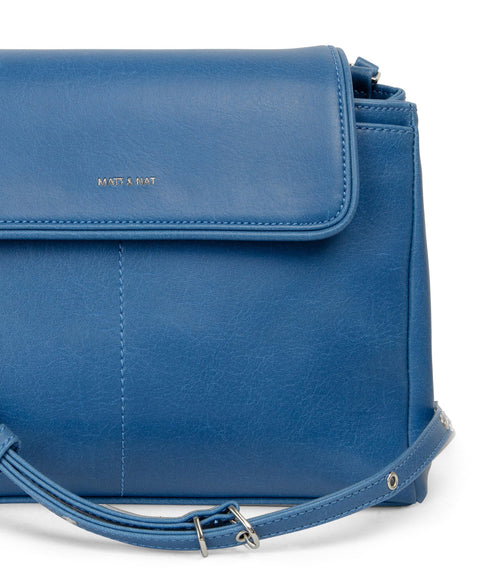 SAMOA Vegan Crossbody Bag - Vintage | Color: Blue - variant::bluejay