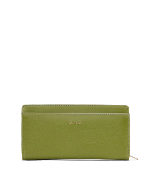 WEBBER Vegan Wallet - Vintage | Color: Green - variant::frog