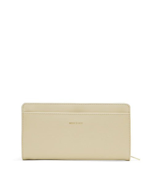 WEBBER Vegan Wallet - Vintage | Color: White - variant::vanilla