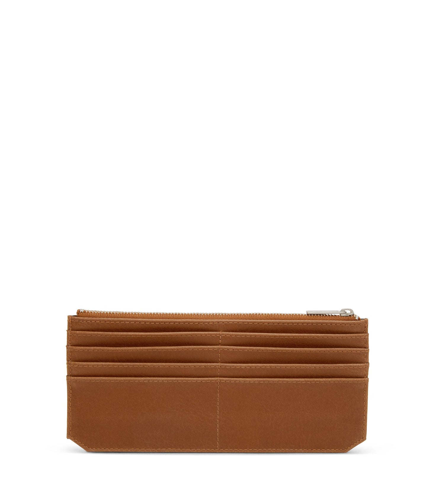 PERLA Vegan Flat Wallet - Vintage | Color: Brown - variant::chili