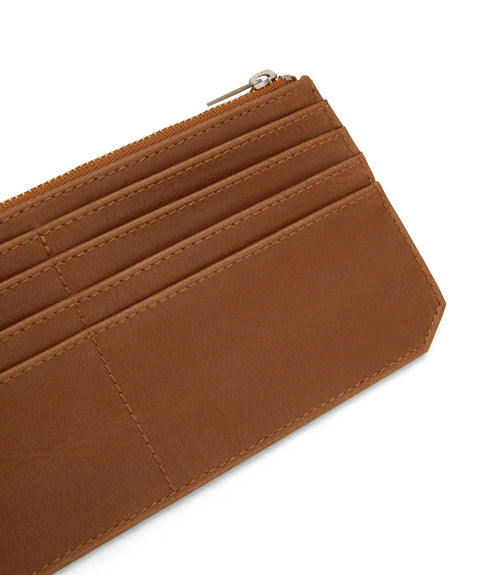 PERLA Vegan Flat Wallet - Vintage | Color: Brown - variant::chili