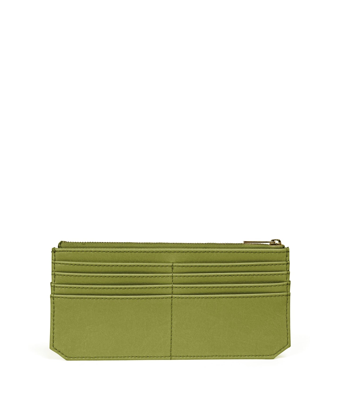 PERLA Vegan Flat Wallet - Vintage | Color: Green - variant::frog