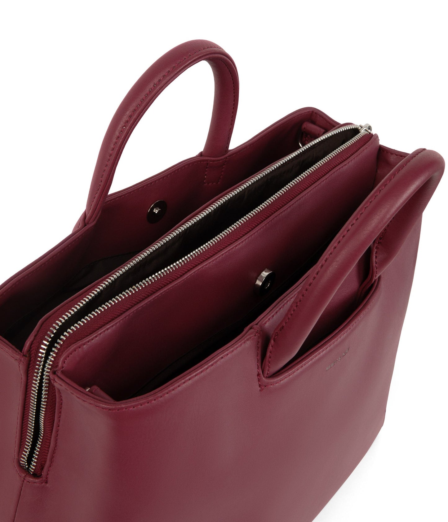 KINTLA Vegan Satchel - Arbor | Color: Red - variant::beetroot