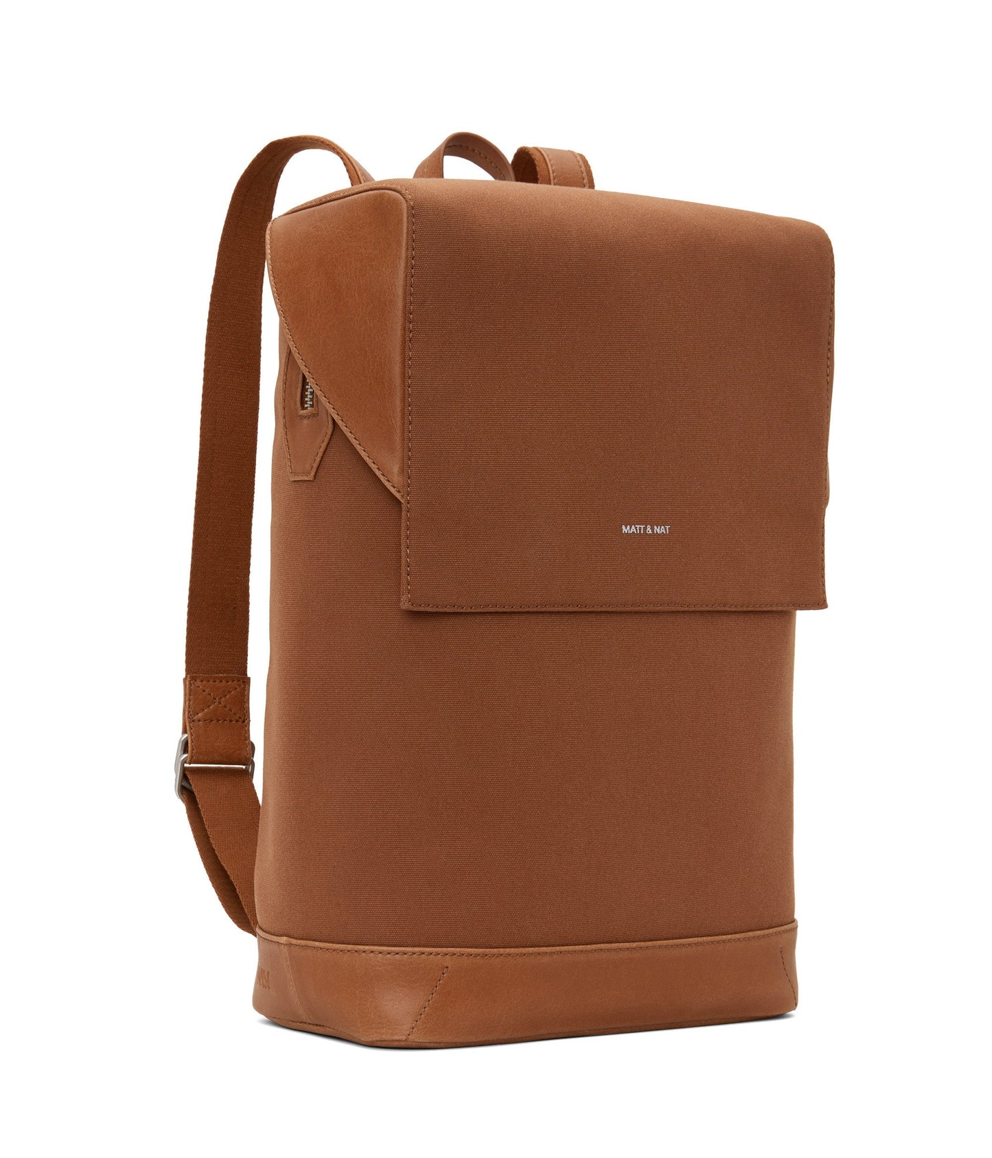 HOXTON Vegan Backpack - Canvas | Color: Brown - variant::chili