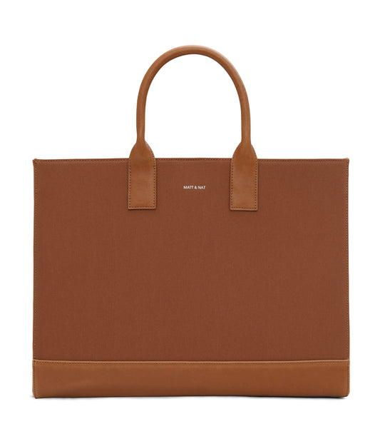 JOI Canvas Tote Bag - Canvas | Color: Brown - variant::chili