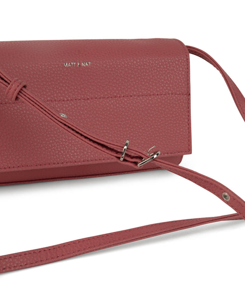 EMI Vegan Crossbody Bag - Purity | Color: Red - variant::lychee