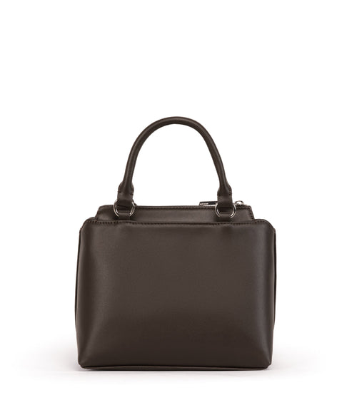 ATHENA Small Vegan Satchel - Sol | Color: Brown - variant::espresso