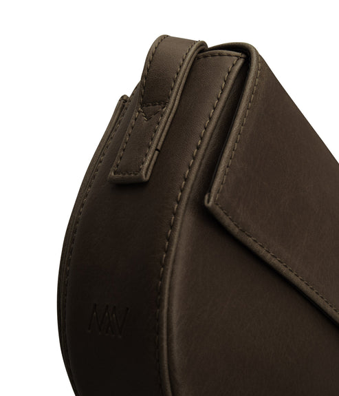 RITH Vegan Saddle Bag - Vintage | Color: Brown - variant::espresso