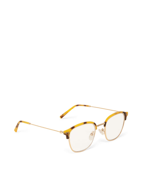 KANNA-3 Recycled Clubmaster Reading Glasses | Color: Yellow - variant::gold