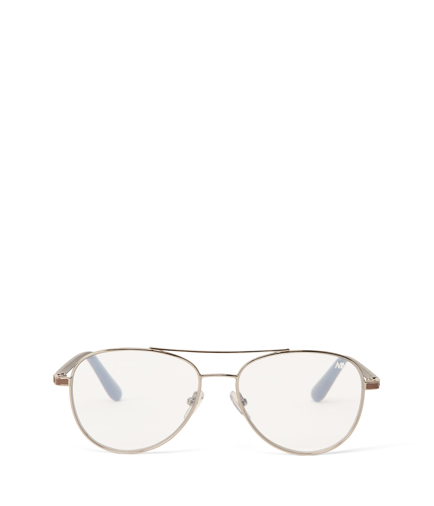 KIKKO-3 Recycled Aviator Reading Glasses | Color: Grey - variant::silver