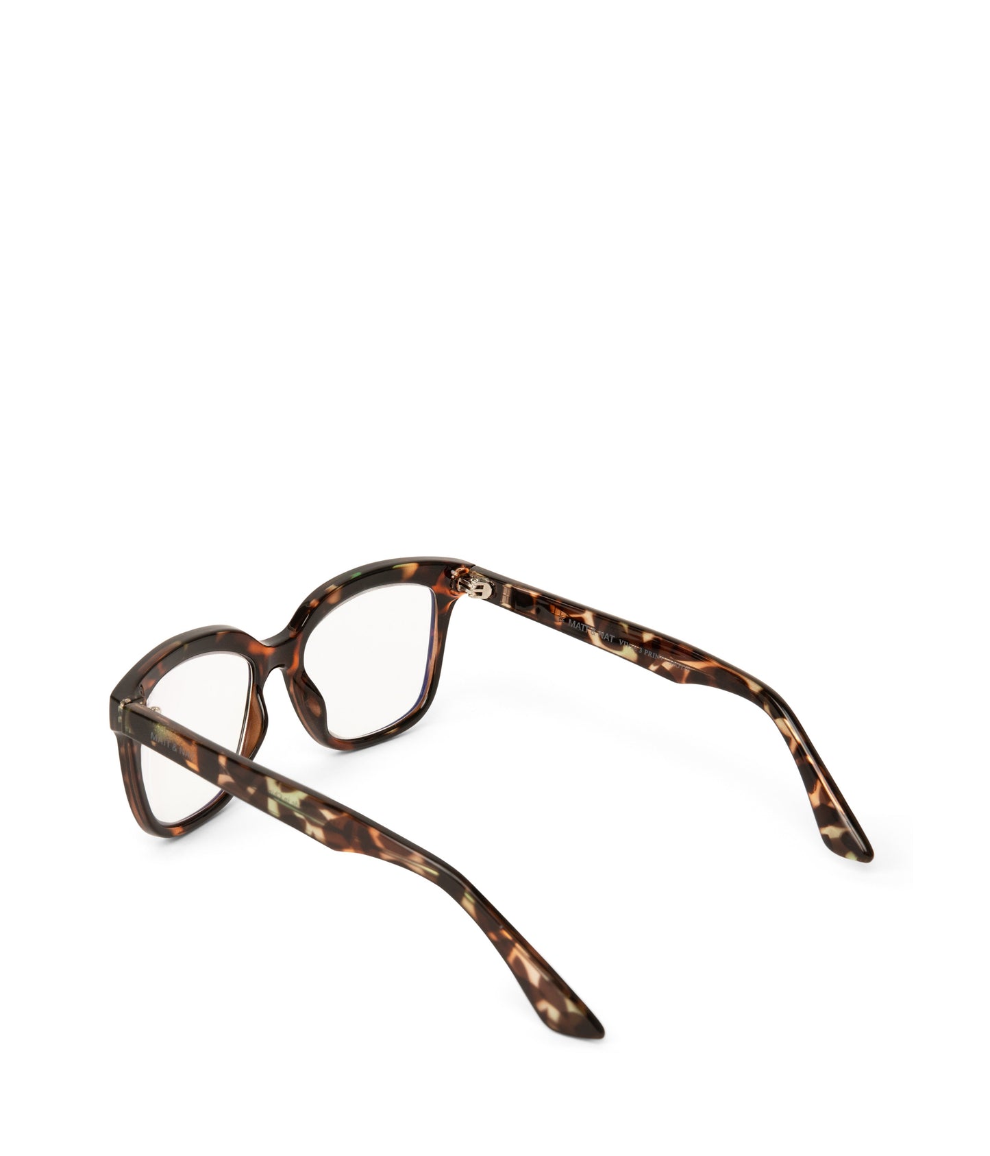 VIVIE-3 Recycled Wayfarer Reading Glasses | Color: Clear - variant::print