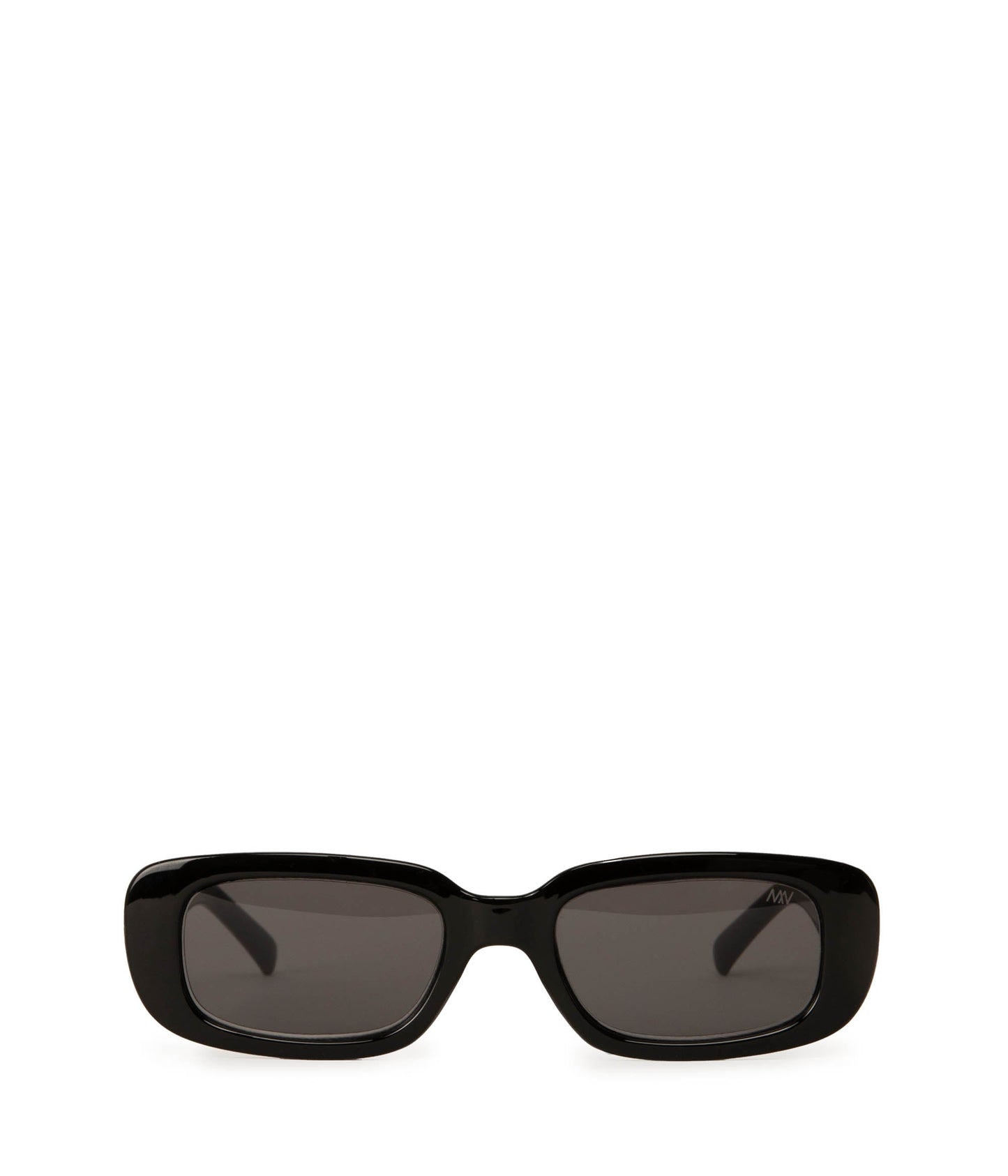 KIIN-2 Recycled Rectangle Sunglasses | Color: Black, Grey - variant::black
