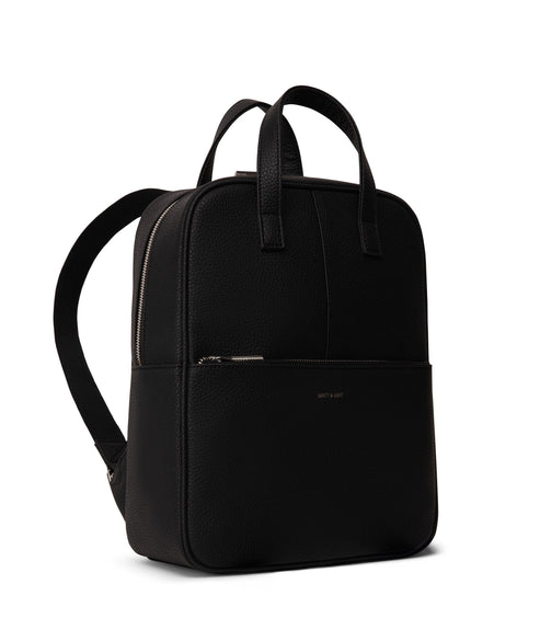 THEBE Vegan Backpack - Purity | Color: Black - variant::black