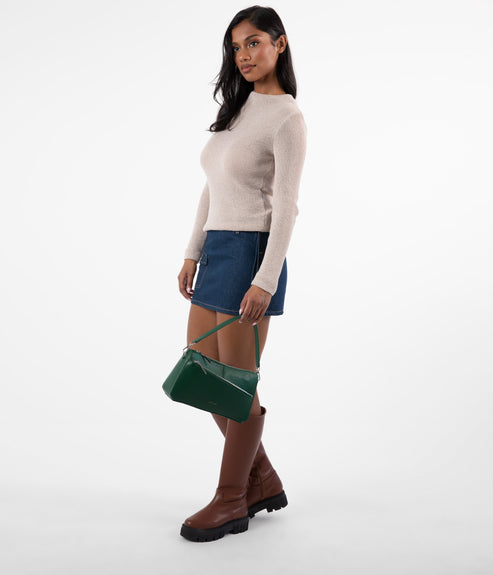 JANICE Vegan Crossbody Bag - Purity | Color: Tan, Brown - variant::amber