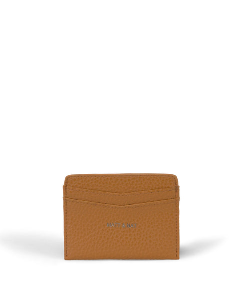 JUNYA Vegan Card Holder - Purity | Color: Tan, Brown - variant::amber