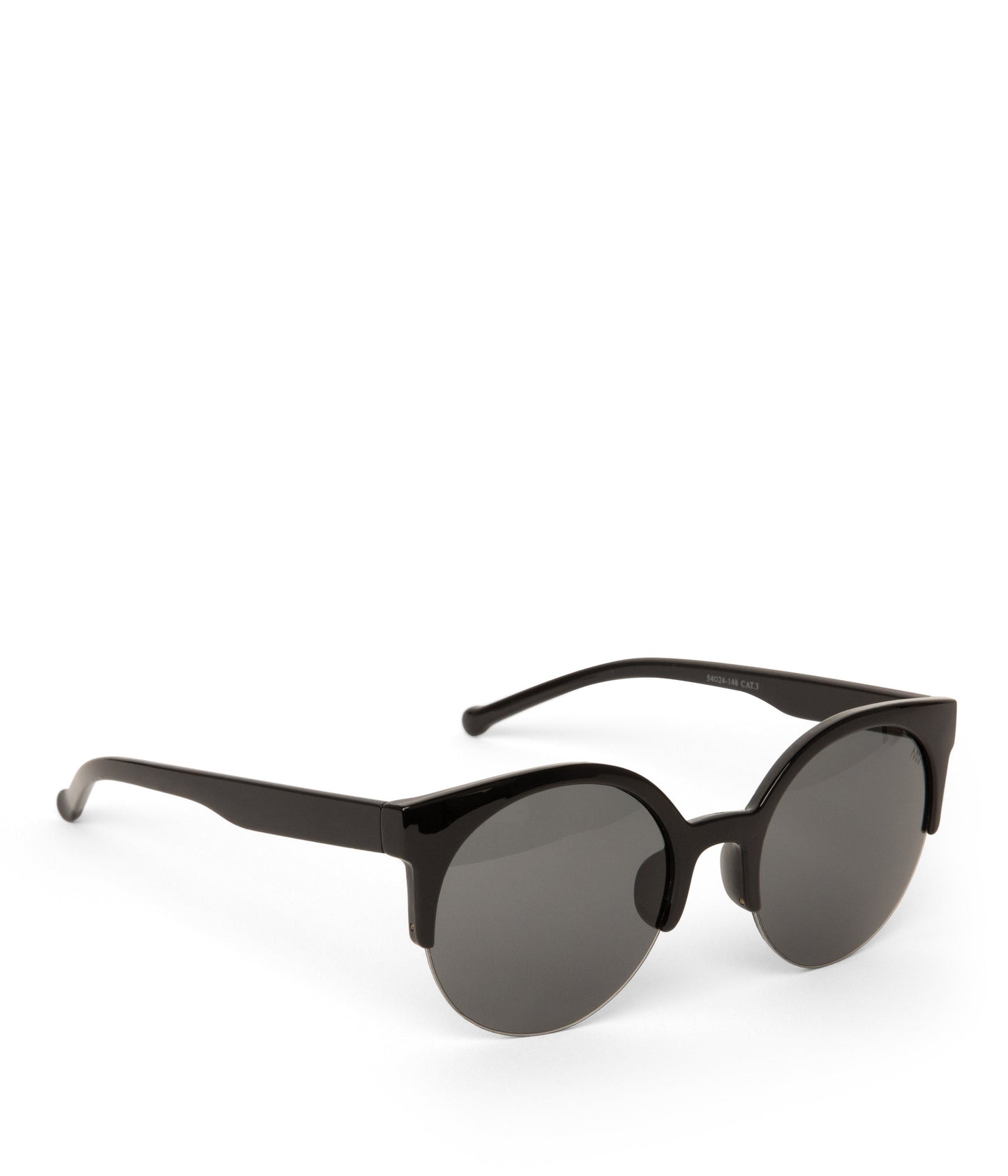 OVERT-2 Recycled Clubmaster Sunglasses | Color: Black - variant::black