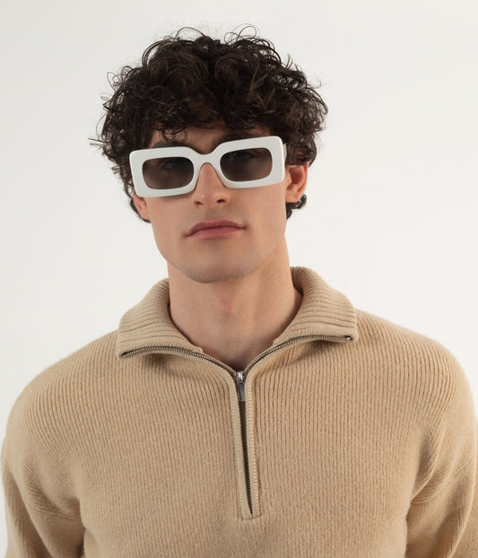 TITO Rectangle Sunglasses | Color: White - variant::white