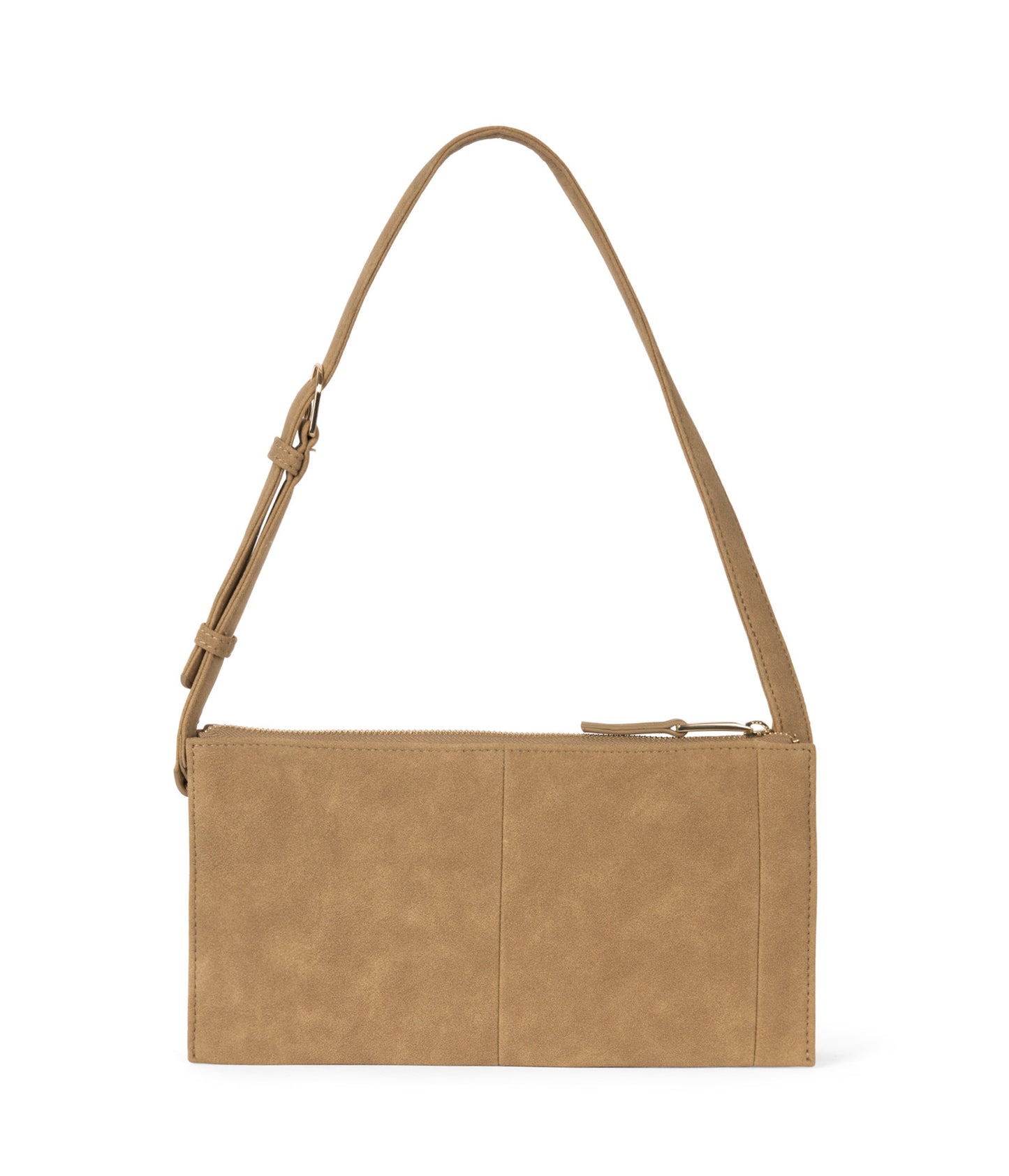 SAIGE Vegan Shoulder Bag – Solstice | Color: Latte - variant::latte