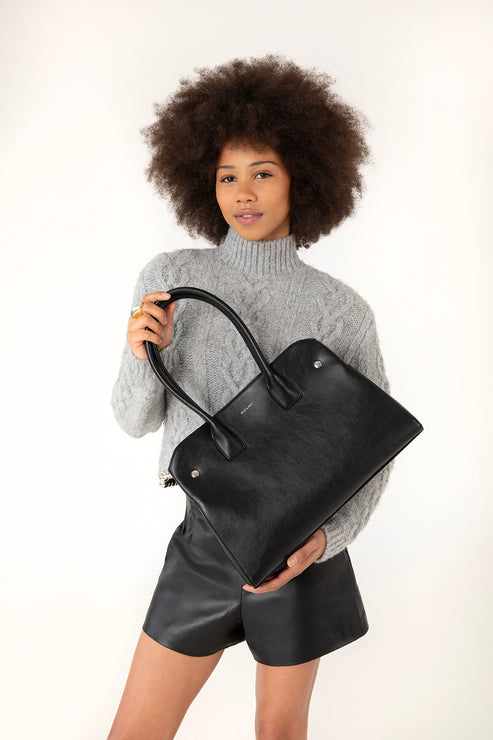 DILA Vegan Tote Bag – Forum | Color: Black - variant::black