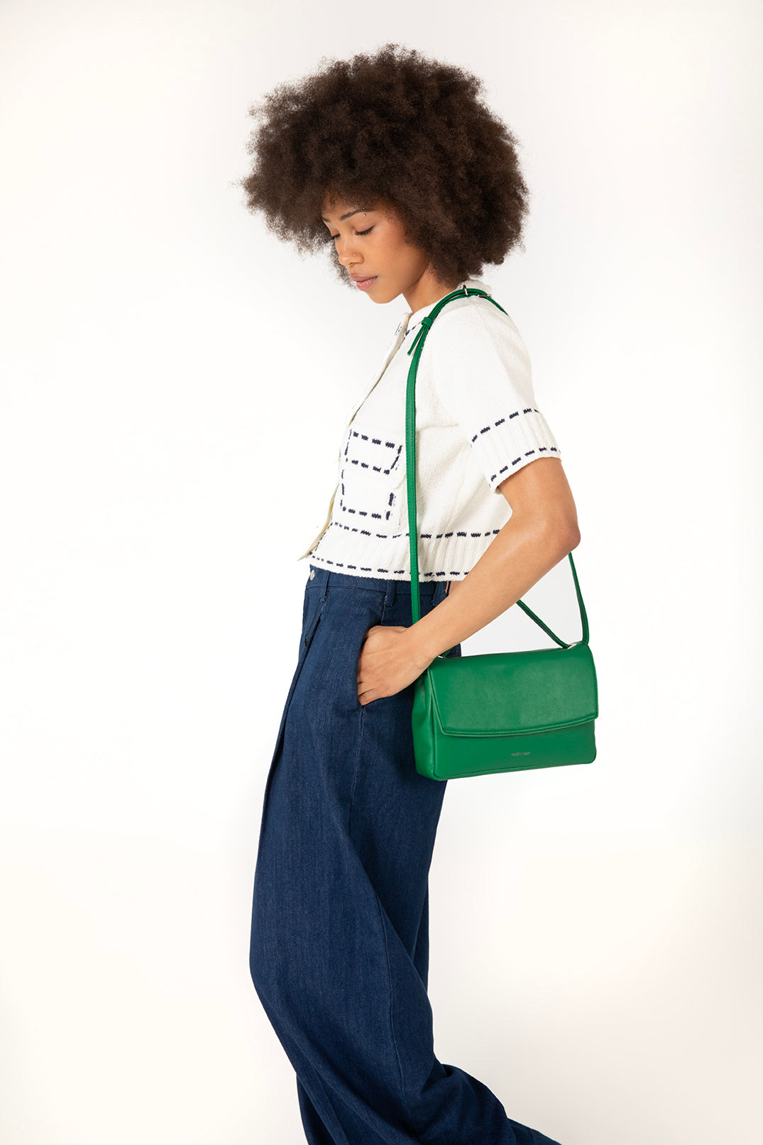 JODI Vegan Crossbody Bag – Forum | Color: Navy - variant::navy