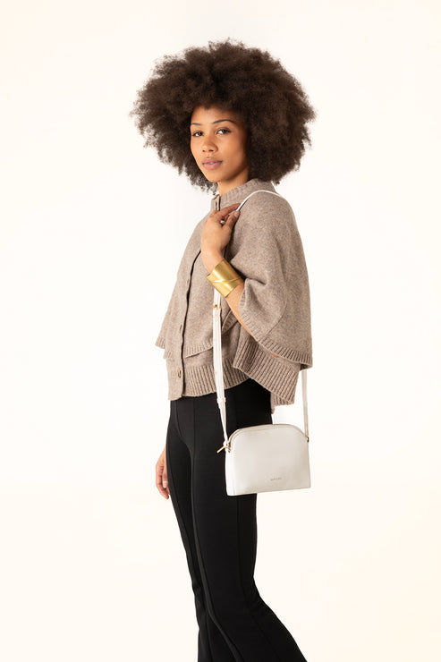 KRISTY Slim Vegan Crossbody Bag - Forum | Color: Cloud - variant::cloud