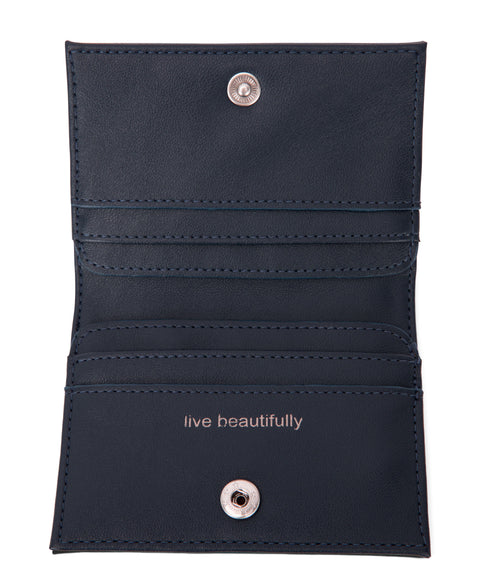 LIZ Vegan Folded Wallet - Forum | Color: Navy- variant::navy